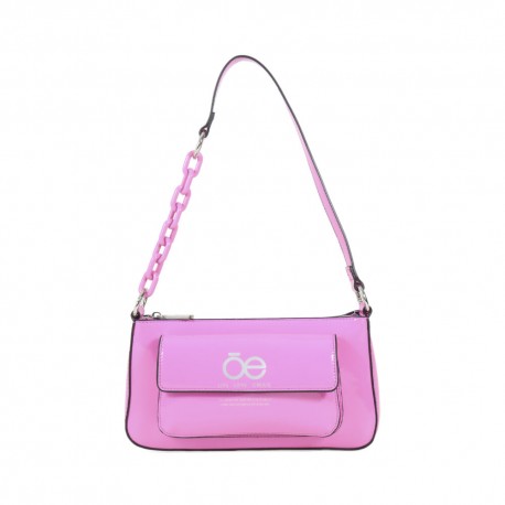 Bolsa Baguette 2 en 1 Charol color Magenta