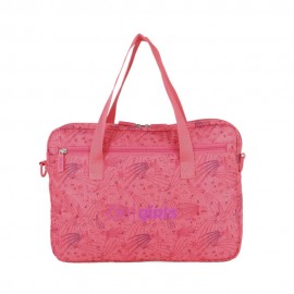 Bolsa Porta Laptop 11 Plg para Niña Estampado Constelaciones color Coral