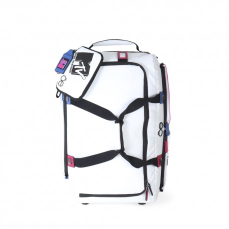 Duffle Bag MTV x Oe con Ruedas Resistente al Agua color Blanco