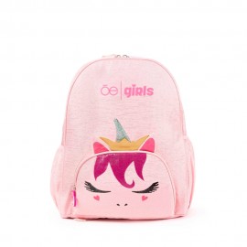 Mochila Cloe Girls Rosa con Diseño de Unicornio