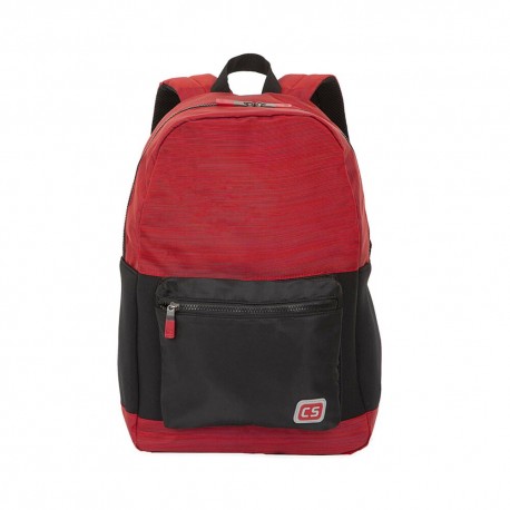 Mochila Porta Laptop (16”) Textil color Rojo