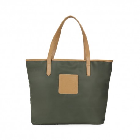 Bolsa Tote Textil Suave color Verde Olivo