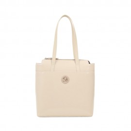 Bolsa Tote Charol Atemporal color Nude