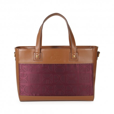 Bolsa Tote Cloe Asa Webbing color Camel