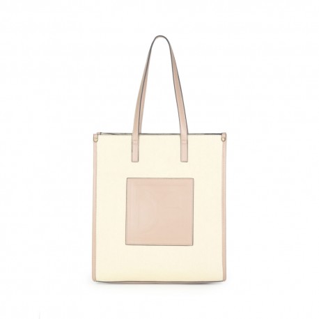 Bolsa Tote Grande Material reciclado color Beige