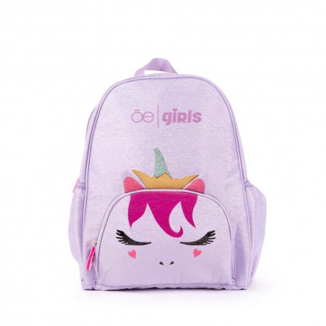 Mochila Cloe Girls Lila con Diseño de Unicornio