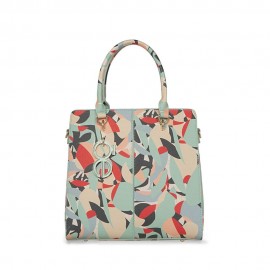 Bolsa Tote Look Glossy Multicolor