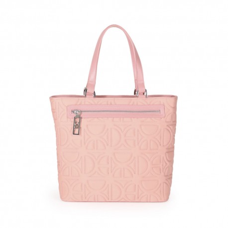 Bolsa Tote Nylon Acolchado color Rosa