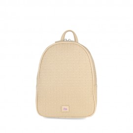 Mochila Nylon Monograma Bordado color Camel