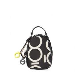 Mochila Mini 2-en-1 Textil Monograma Estampado Multicolor