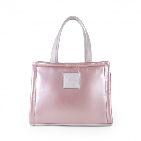 Bolsa Tote Nylon Acolchado color Lila