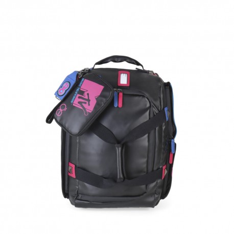 Duffle Bag MTV x Oe con Ruedas Resistente al Agua color Negro